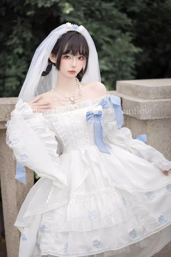 ♥ コスプレ ドレスロリータセット 仮装 オリジナル 洋服 ロリータ ワンピース 撮影会 舞台 イベント