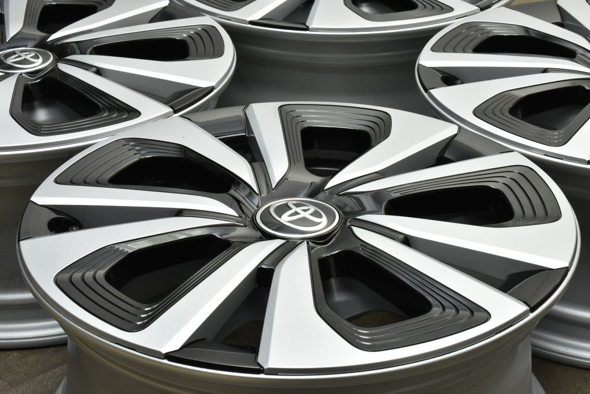 新車外し トヨタ 50 プリウス PHV 15 in 6 5 J 40 PCD 100 アルミホイール4本セット 55 ウィッシュ カローラスポーツ スタッドレス