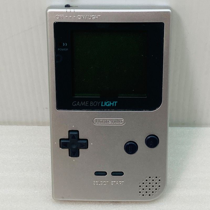 き 任天堂 GBハード ゲームボーイライト 本体 シルバー light 初代 銀色 BR 27