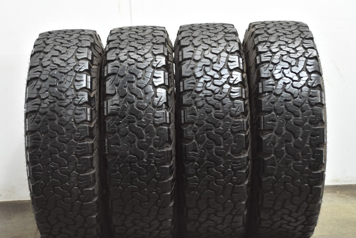 程度良好 BFグッドリッチ オールテレーンT A BFGoodrich ALL TERRAIN T KO 2 235 85 R 16 4本 ランクル ハイラックス ジムニー パジェロ