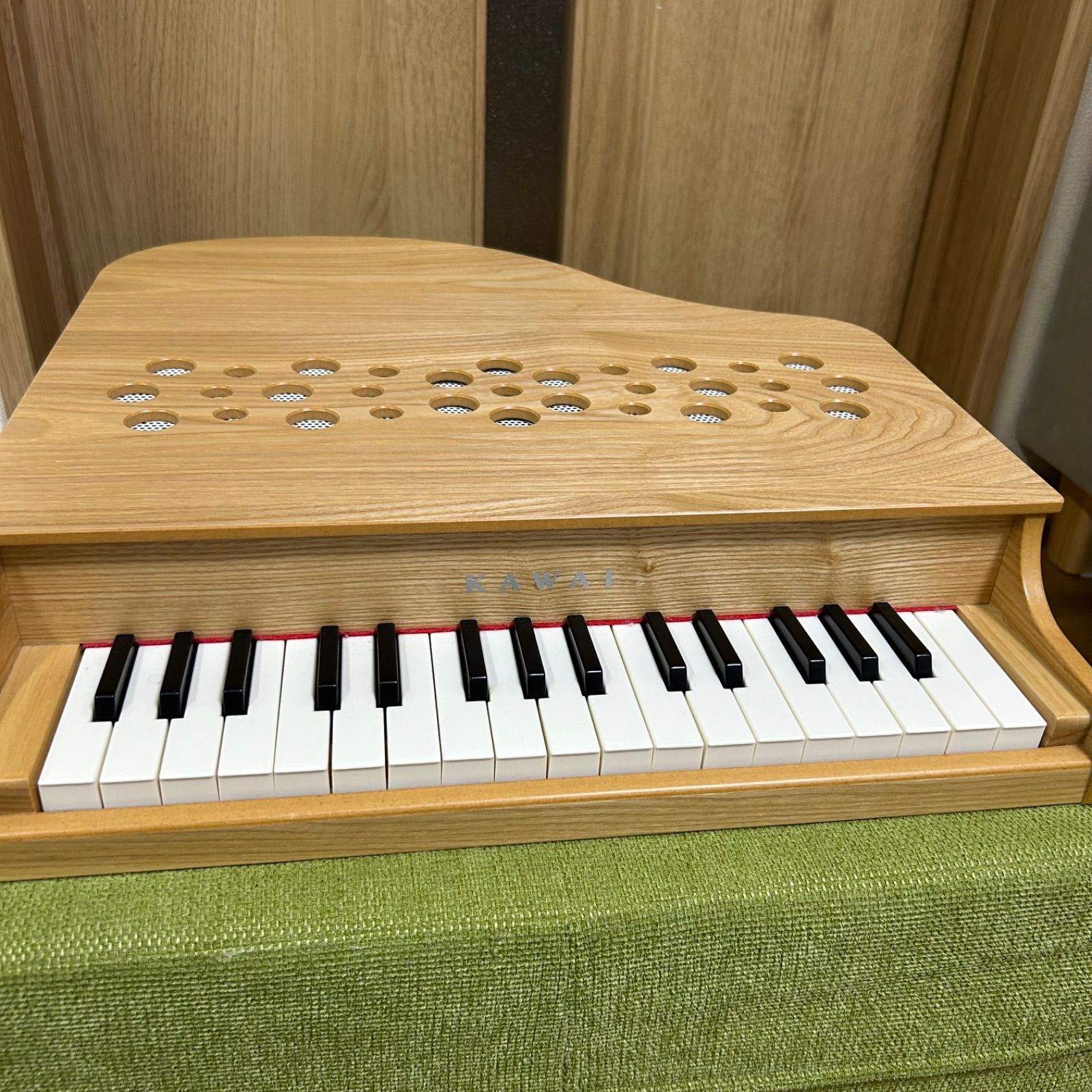 美品 カワイ ミニピアノ P-32 ナチュラル - メルカリ