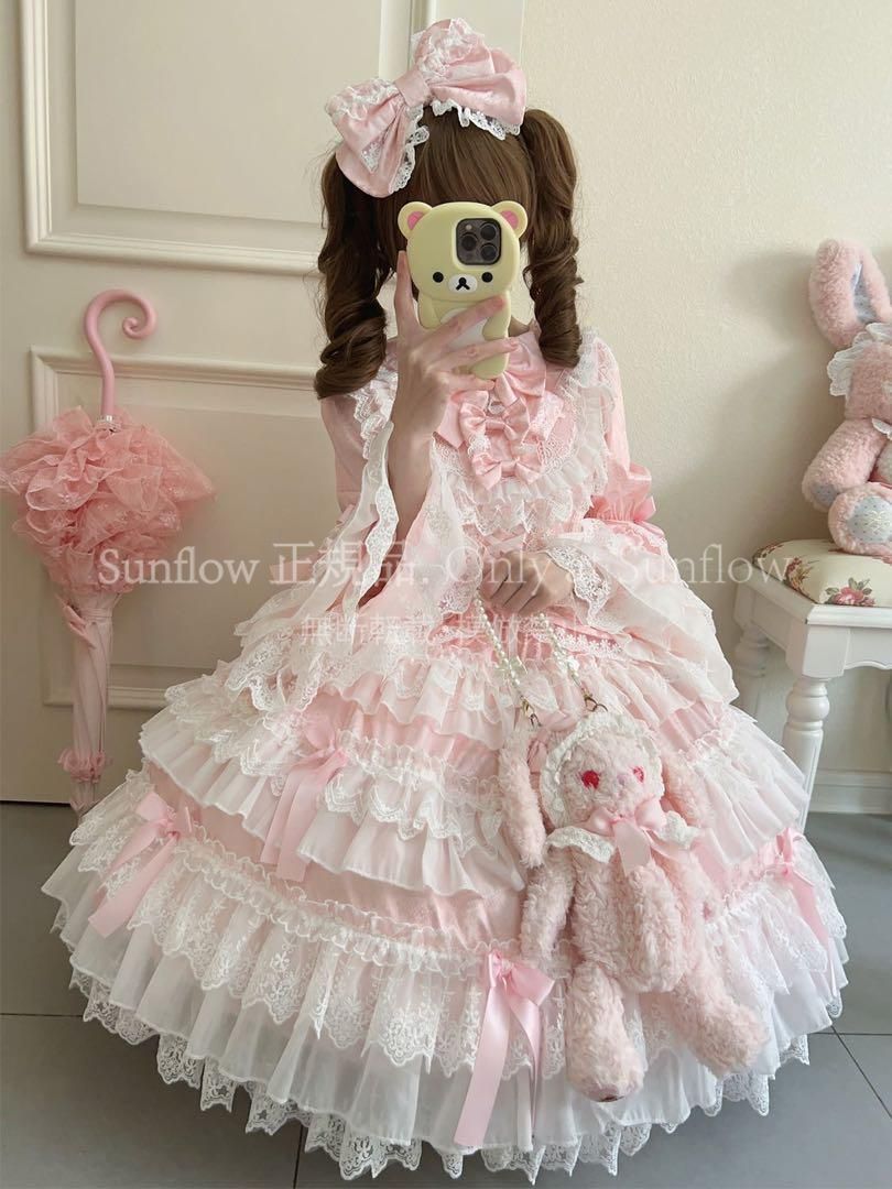 新品未使用】【黛薇爾】ゴスロリ?ロリータドレス doll長袖opロリィタ姫