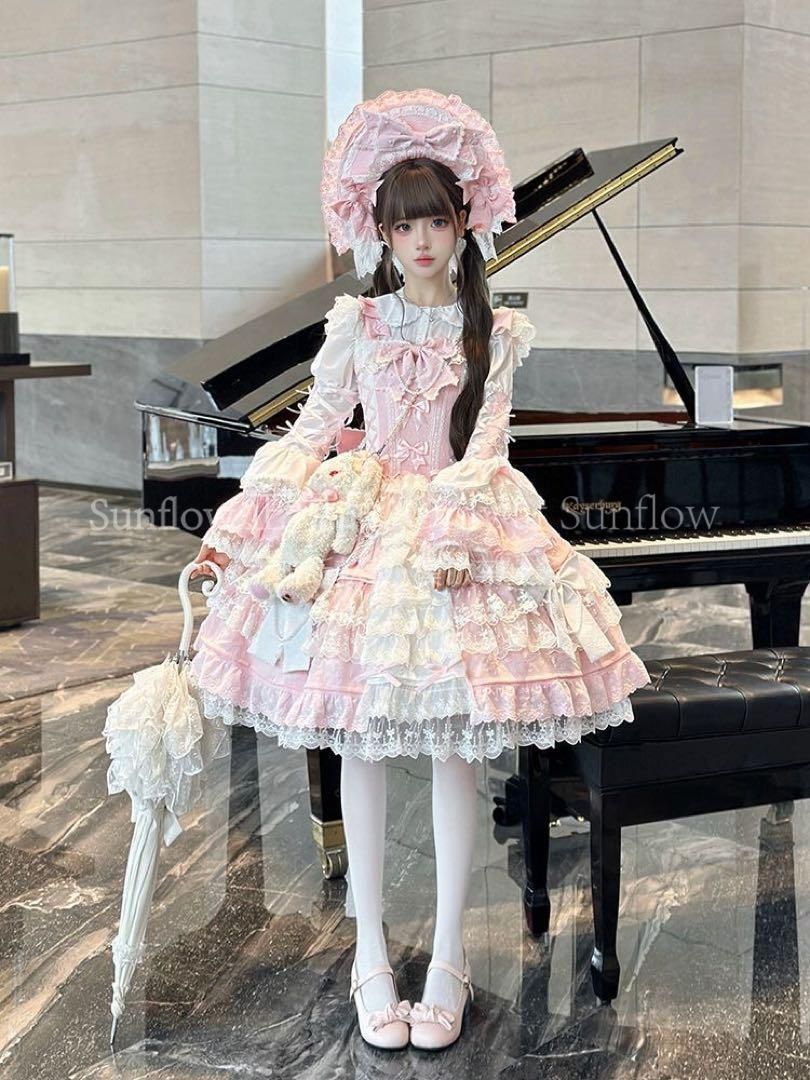 新品未使用】桜恋 doll クラシックロリータドレス JSK リボンロリィタ