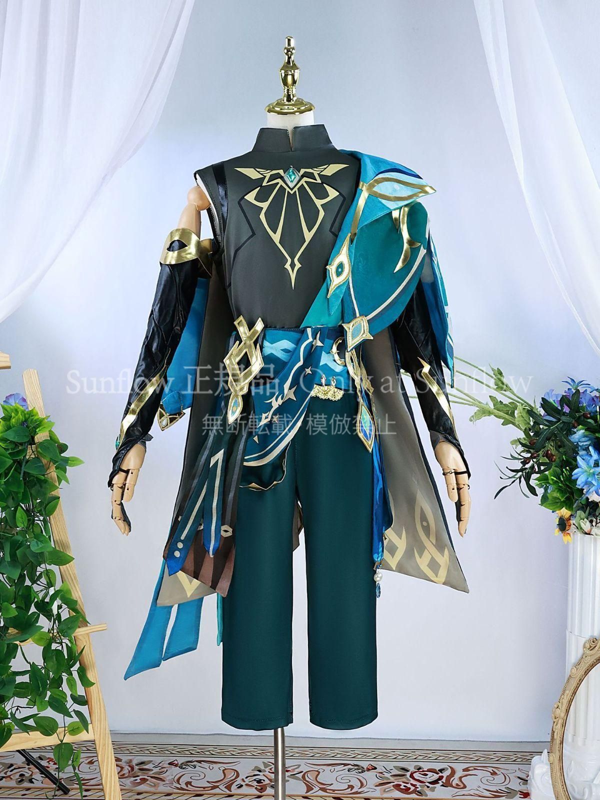 アルハイゼン コスプレ衣装 高品質素材 舞台撮影用 イベント用 プレゼントに最適 キャラクター再現 コスプレ大会 推し活 撮影会用