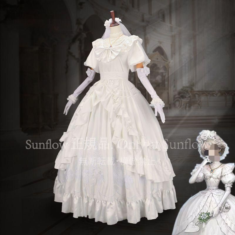 紅夫人 コスプレ衣装 応許之日 礼装 豪華セット 高品質素材 ウェディングドレス風 舞台撮影 イベント用 仮装 プレゼントに最適
