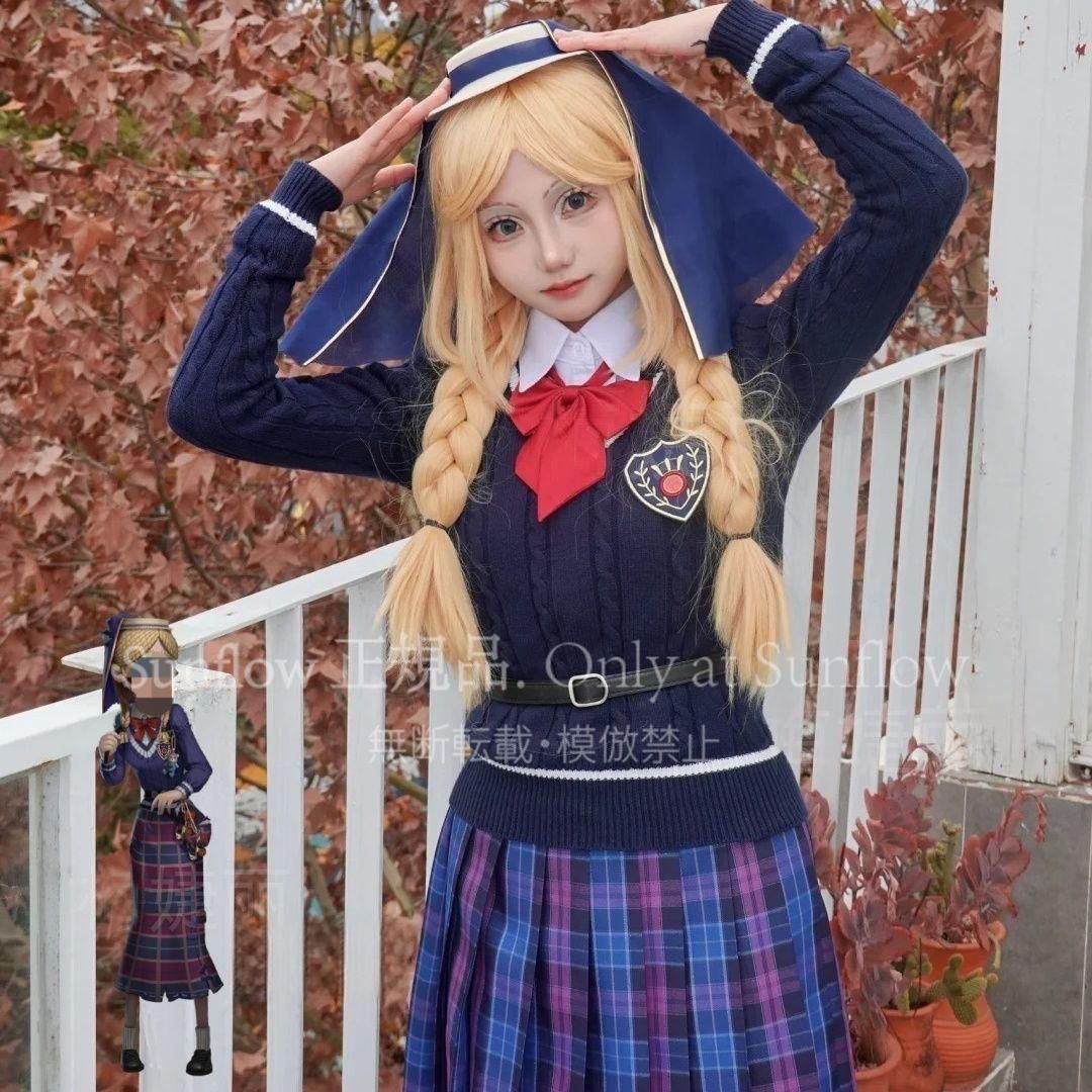 ♥ トイメーカー 象牙塔 コスチューム フルセット 10点付属 コスプレ 衣装 仮装 イベント 撮影会用 ゲーム 着せ替え スカート セーラー服 アクセサリー セット レディース S-XXLサイズ 高品質 学生風