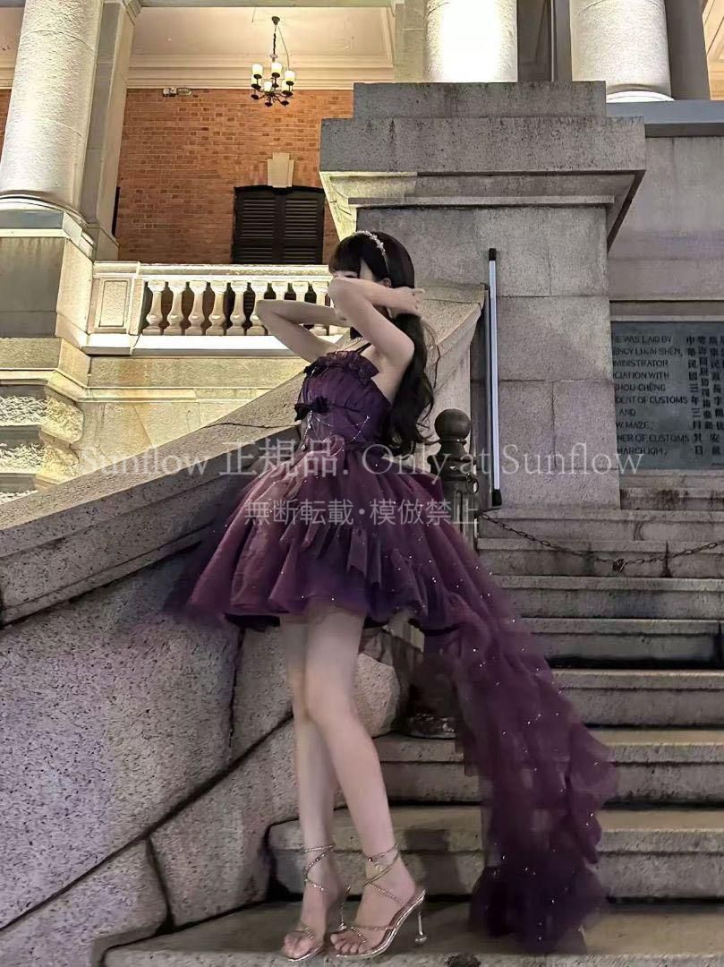 即発送　ゴスロリ　ポラリスライトドレスプレミアム星空の細閃姫スカート ロリータ 新品未使用】ゴスロリドレス ポラリスライトドレスプレミアム星空の細