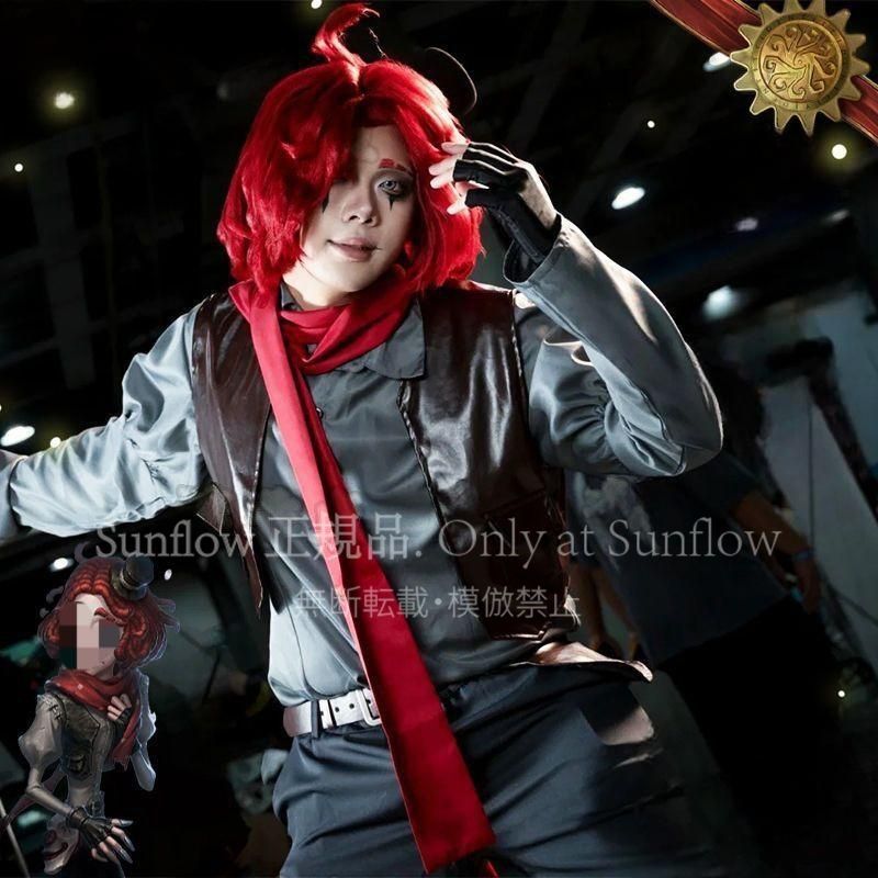 サバイバー 泣きピエロ コスプレ衣装 ジョーカー コスチュームセット 上着 パンツ マスク 手袋付き 舞台用