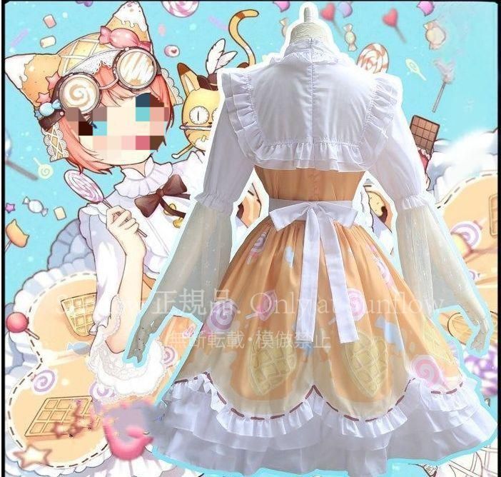 機械技師 キャンディガール コスプレ 全セット ロリータ衣装 メイド服 cosplay 忘年会 漫遊展 撮影用
