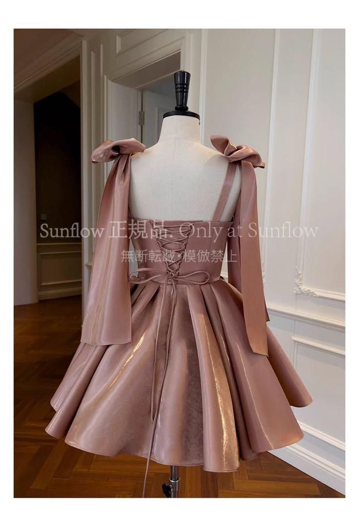 セレブドレス ポンポンワンピース