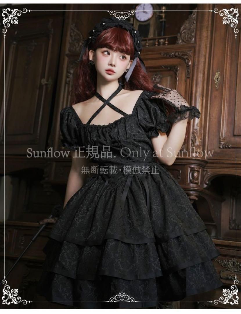 黒ロリスカート ゴシック