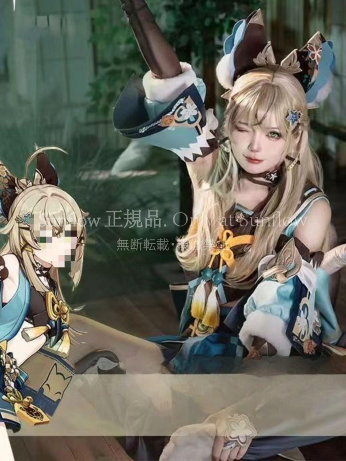 ♥ 綺良々 きらら コスプレ衣装 完全再現 豪華18点フルセット アニメゲーム仮装 撮影イベント用 高品質ウィッグ付属 キャラクター デザイン衣装 女子用 プレゼントにも最適