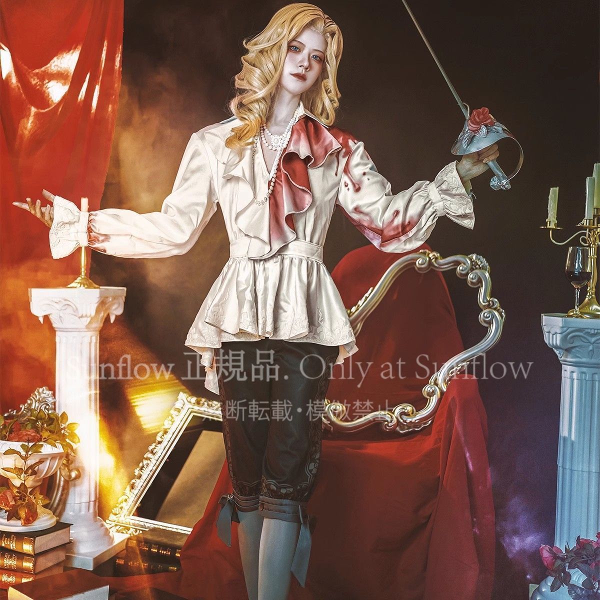 ハンター 写真家 ジョゼフ ドラソネス Joseph Desaulniers コスプレ衣装 宿醉スキン 珍奇スキン フルセット 撮影会 舞台演出 イベント用 男女兼用