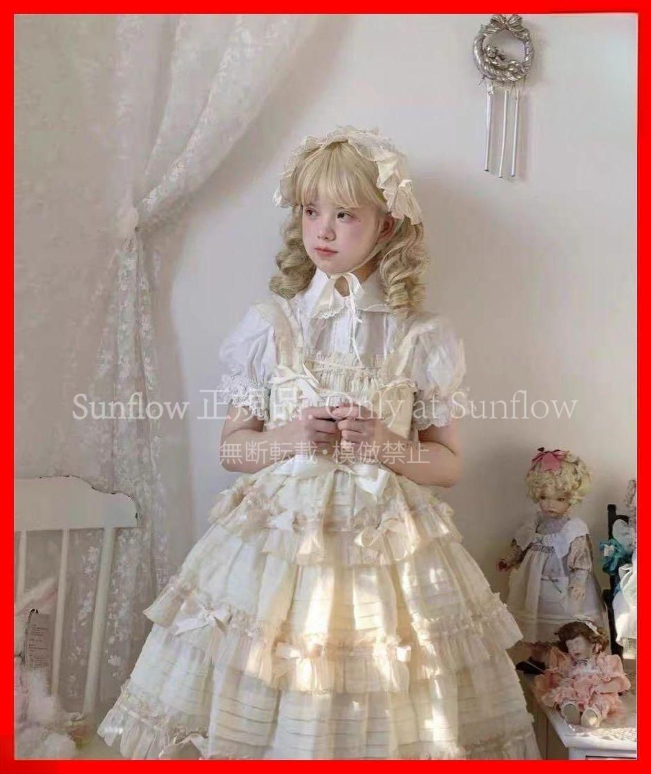 シンプルロリータジャンパースカート普段着や女子会にもぴったり