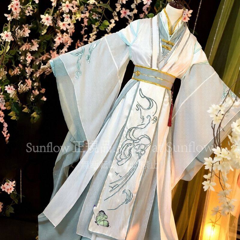 ♥ 風師青玄 コスプレ衣装 中国風 フルセット ウィッグ付 シューズ別途 可 高品質素材 舞台撮影?イベント用 ?プレゼントに最適