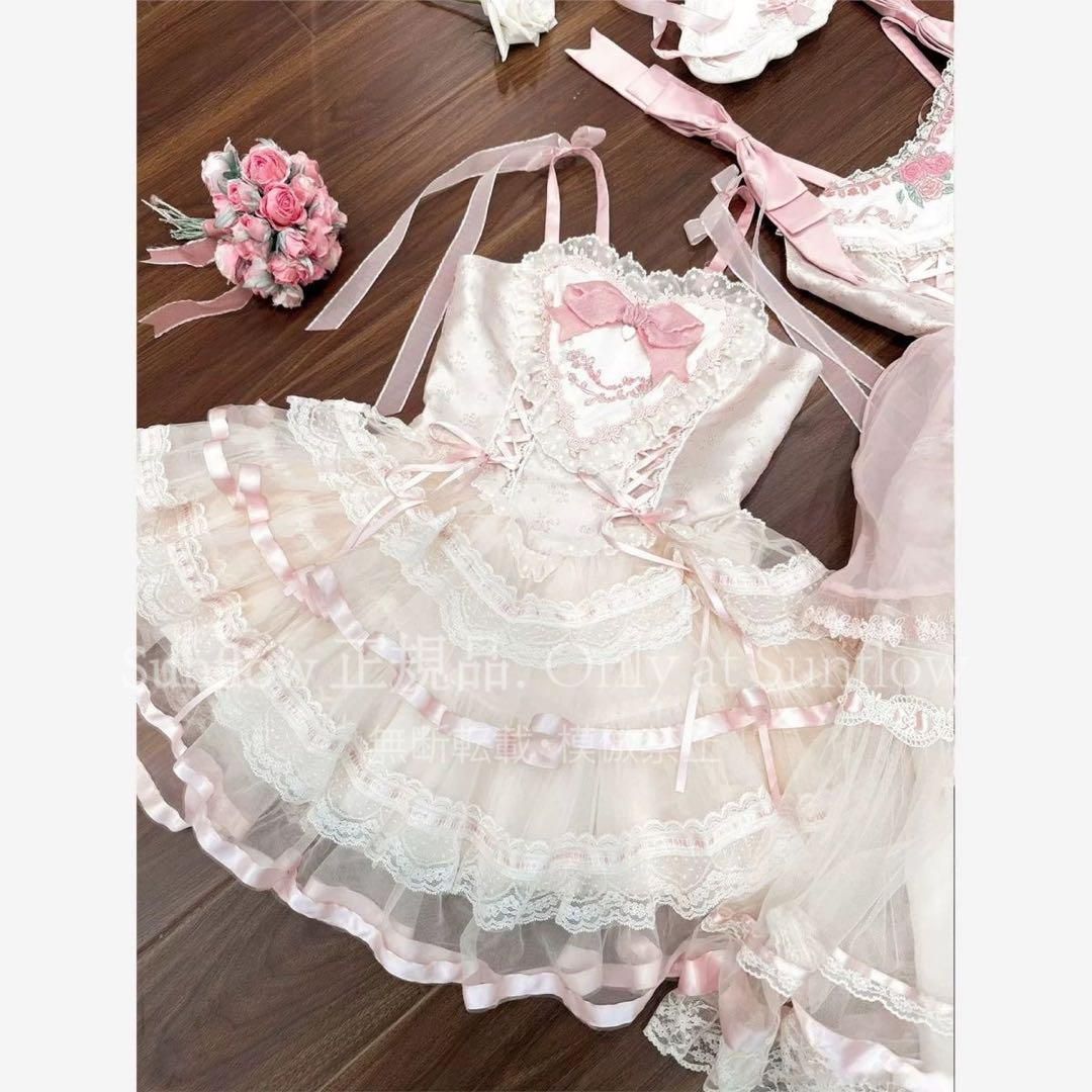 新品未使用】ロリータドレスお嬢様 めめしい かわいい メイド衣装