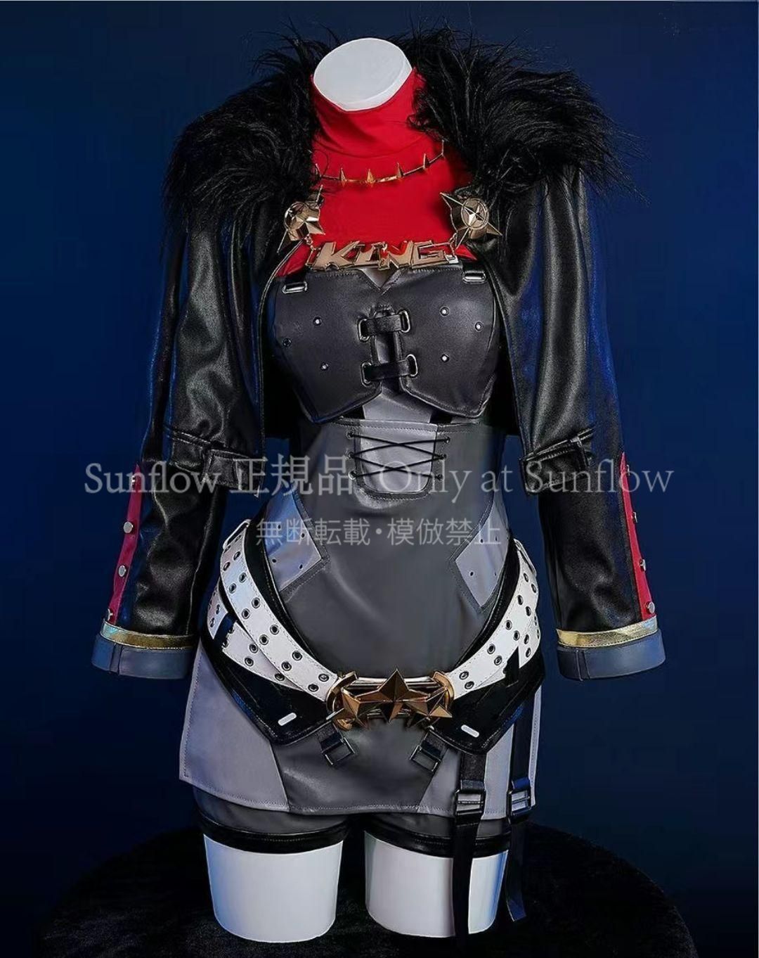 ゼンレスゾーンゼロ キング シーザー コスプレ衣装 重厚アーマー風 ゲーム再現 ステージ 仮装にも