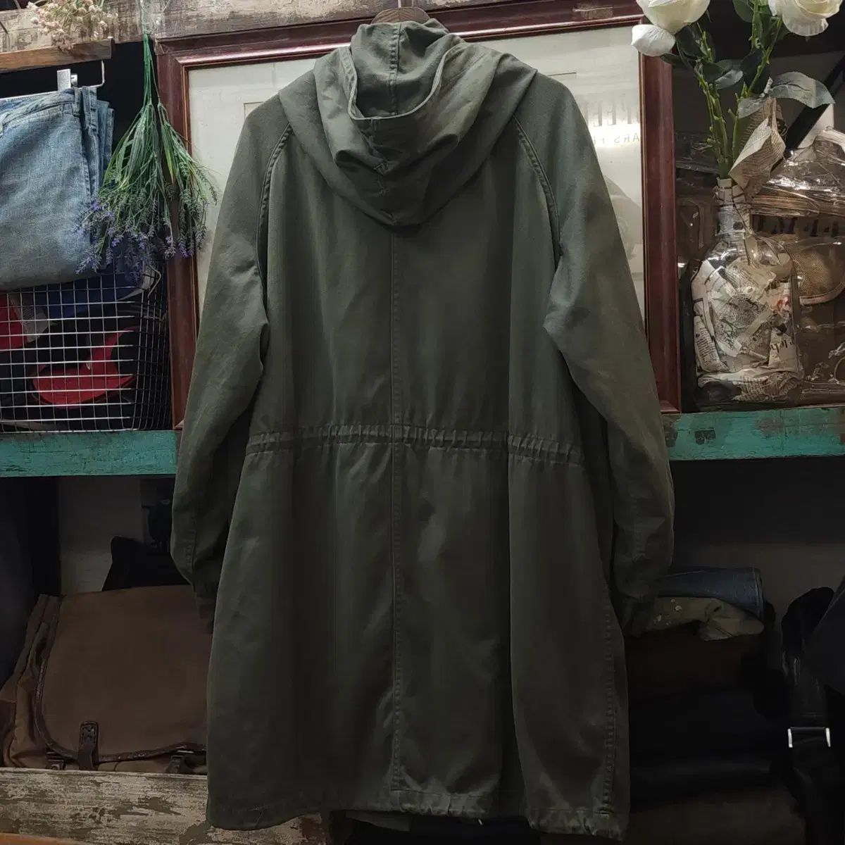 ヴィンテージ フランス軍 m64 ミリタリー モッズパーカ オリーブ