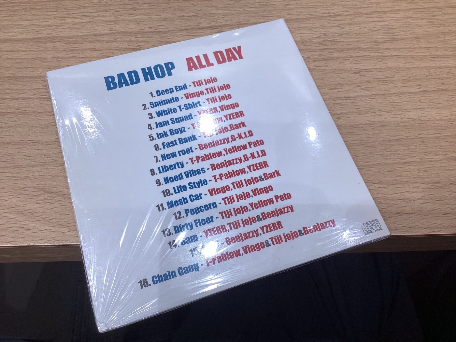 KA141 BAD HOP ALL DAY 廃盤アルバム 1stアルバム 外フィルム破れあり