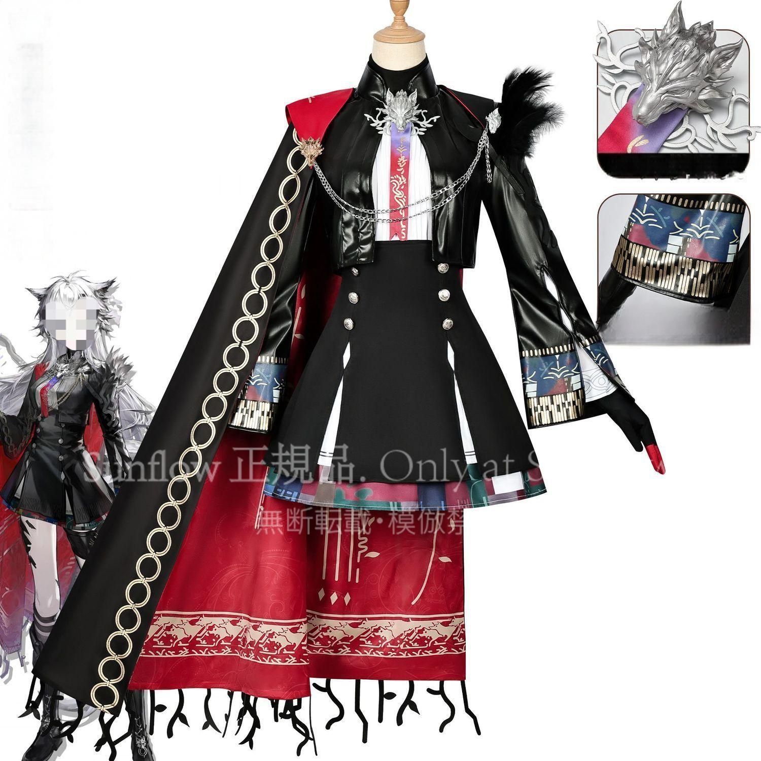 ラプランド コスプレ衣装 異格デザイン 豪華3 Dウルフ装飾付き 撮影会 舞台衣装 イベント用 推し活 プレゼントにも最適 高品質