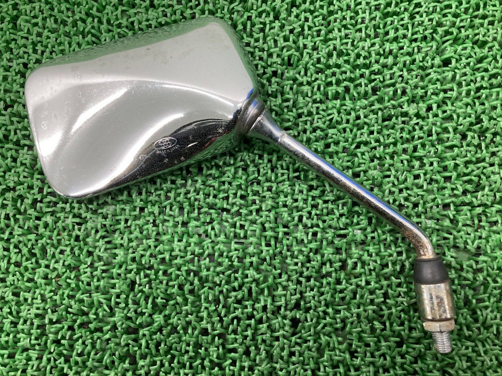 GB 250クラブマン ミラー 右 ホンダ バイク 部品 MC 10 正10 mm CLUBMAN MSマーク 割れ欠け無し 品薄 車検 Hv