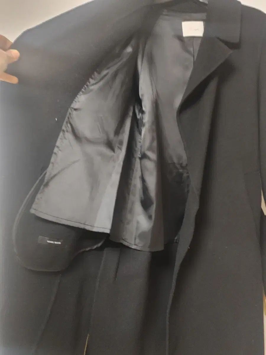 JJ JIGOTT ジェイジェイジゴット 黒 ハンドメイド ロング コート 55 66