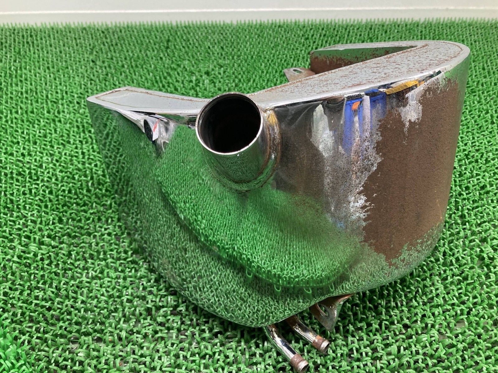 ソフテイル オイルタンク ハーレー バイク 部品 エボ EVO FLST FXST ペイント素材に 車検 Zo