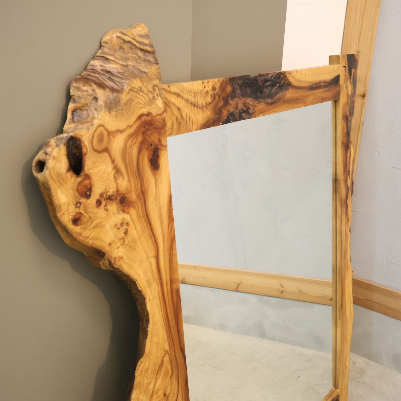 LEGNATEC レグナテック 赤楠 アカグス 壁掛けミラー ウォールミラー 鏡