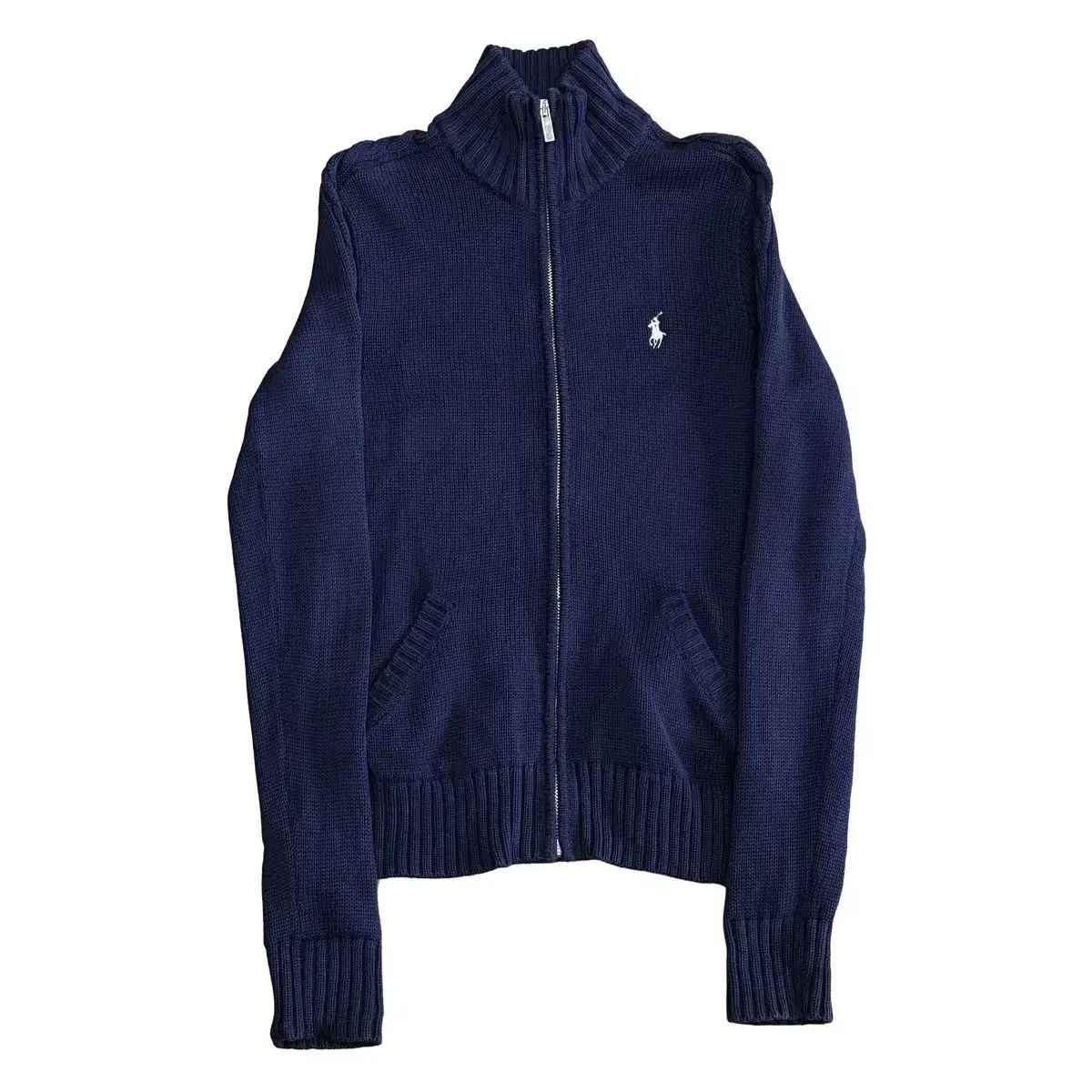 M ポロラルフローレン スポーツ コットン ネイビー ジップアップ 公式