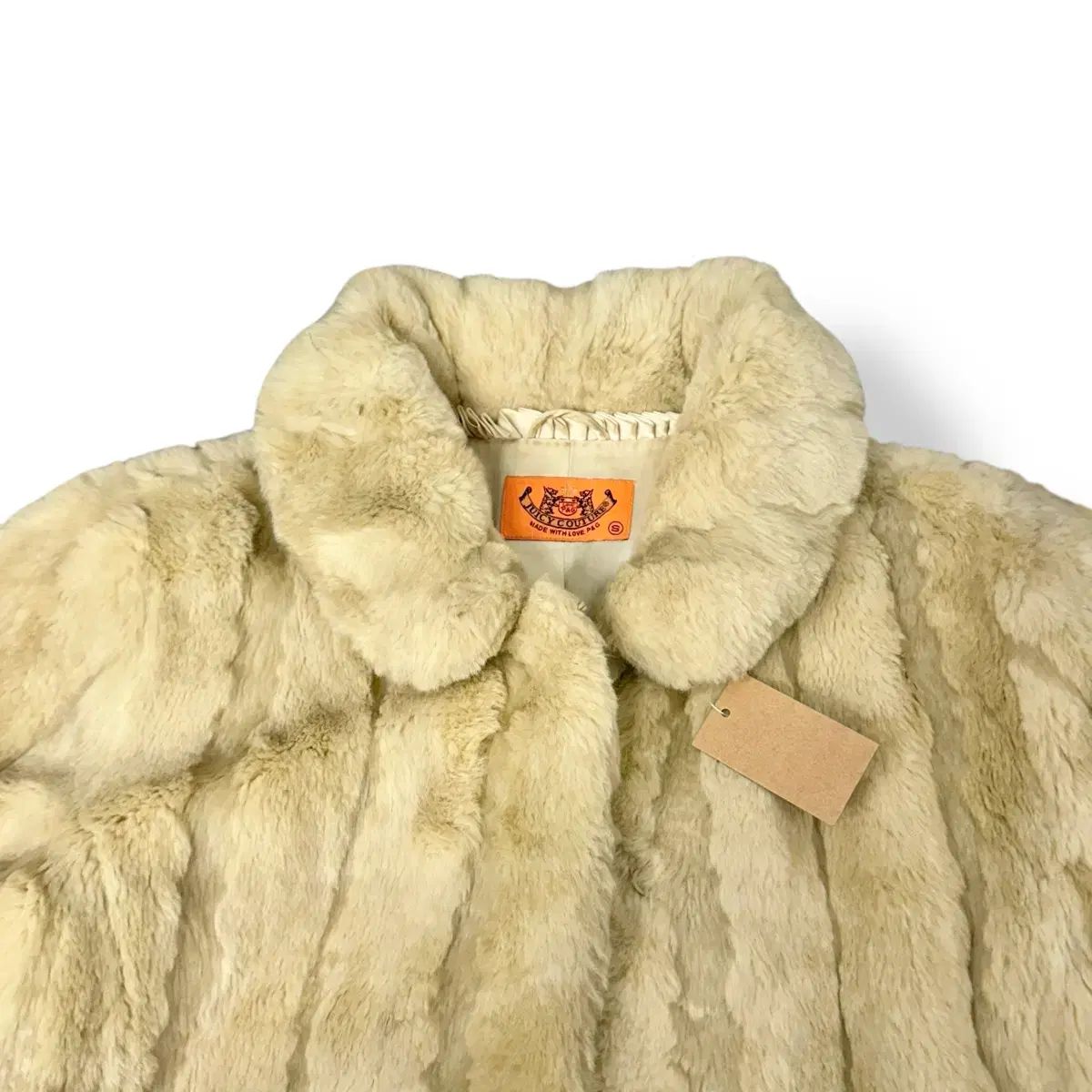 最終値下げ！！JUICY COUTURE vintage ファージャケット JUICY COUTURE ジューシークチュール Y2Kヴィンテージ シルクファー