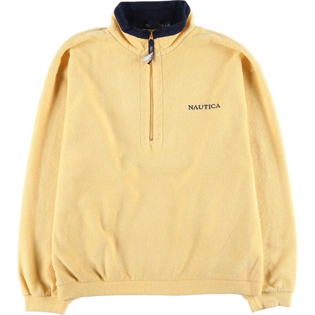 古着 90年代 ノーティカ NAUTICA ハーフジップ フリースプルオーバー メンズL相当 ヴィンテージ|eaa 596534