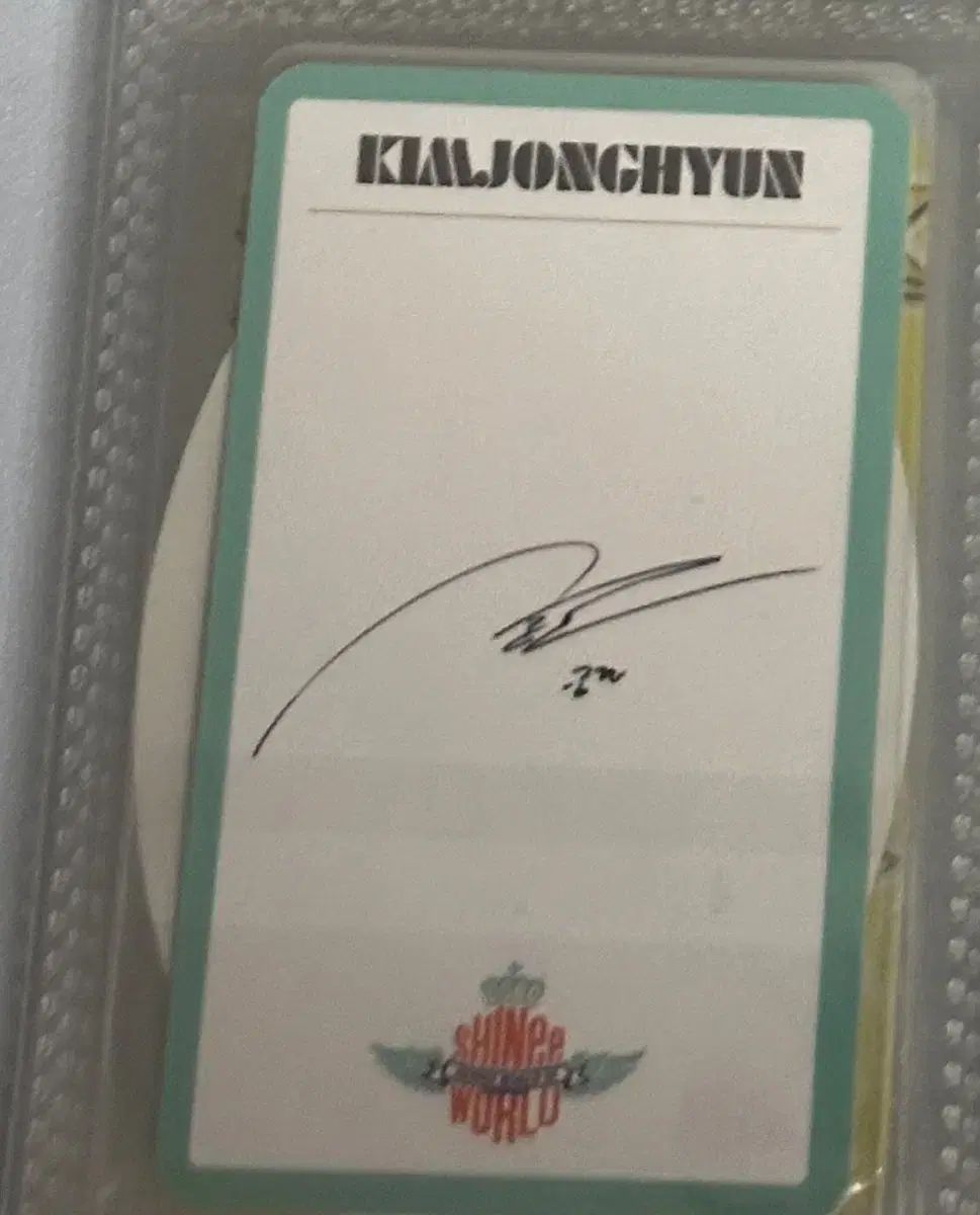 SHINee ジョンヒョン(JONGHYUN) SHINee World トレカ キム