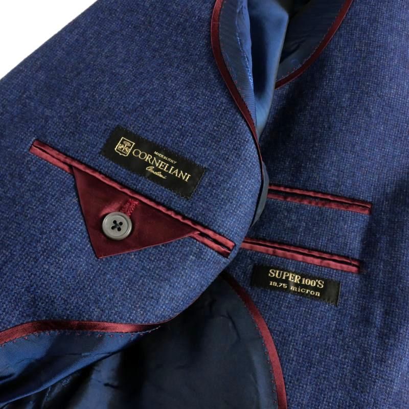 コルネリアーニ Corneliani バージンウール セットアップ スーツ 上下