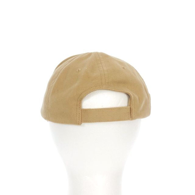 バレンシアガ BALENCIAGA ロゴ刺繍 キャンバス キャップ 帽子 L 59cm