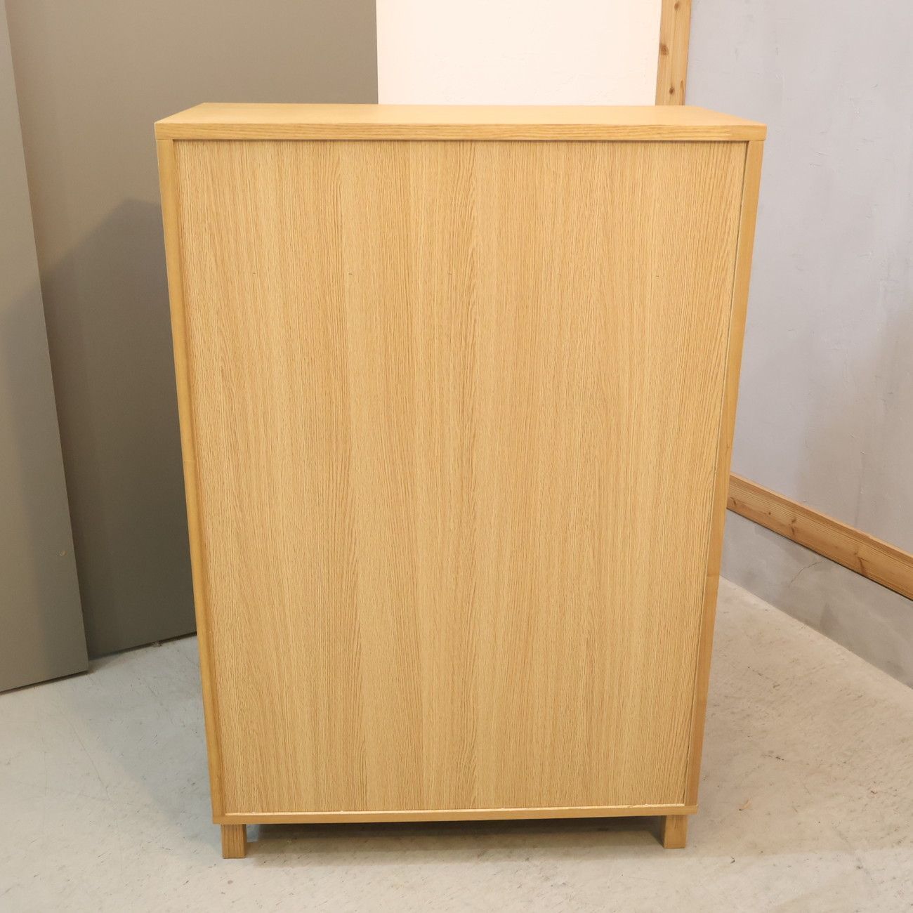無印良品 MUJI タモ材 木製 チェスト 6段 ワイド ナチュラル シンプル