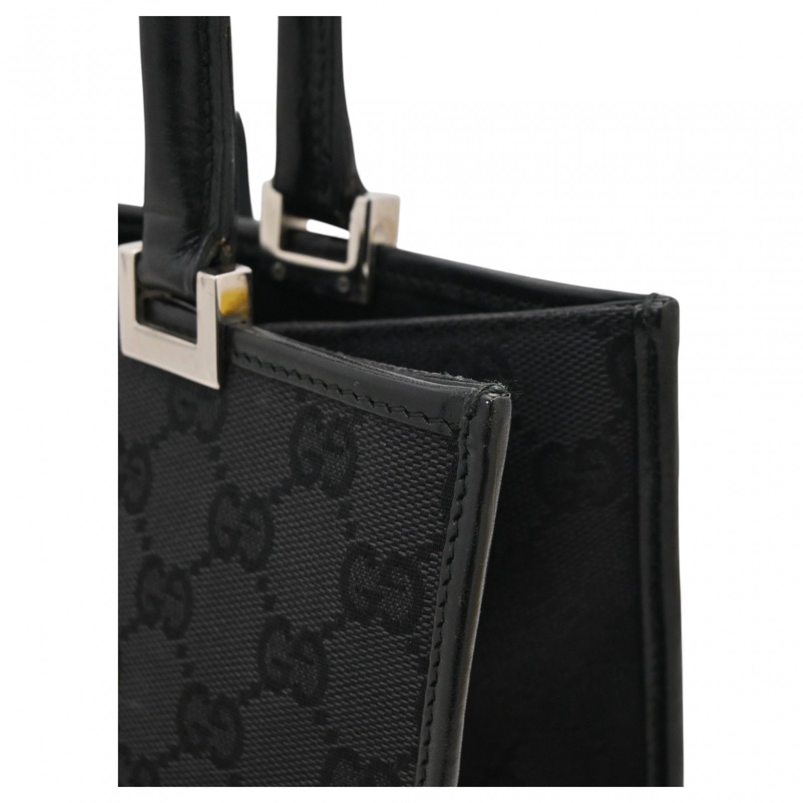 グッチ GGキャンバス ジャッキー トートバッグ ブラック gu6626gg