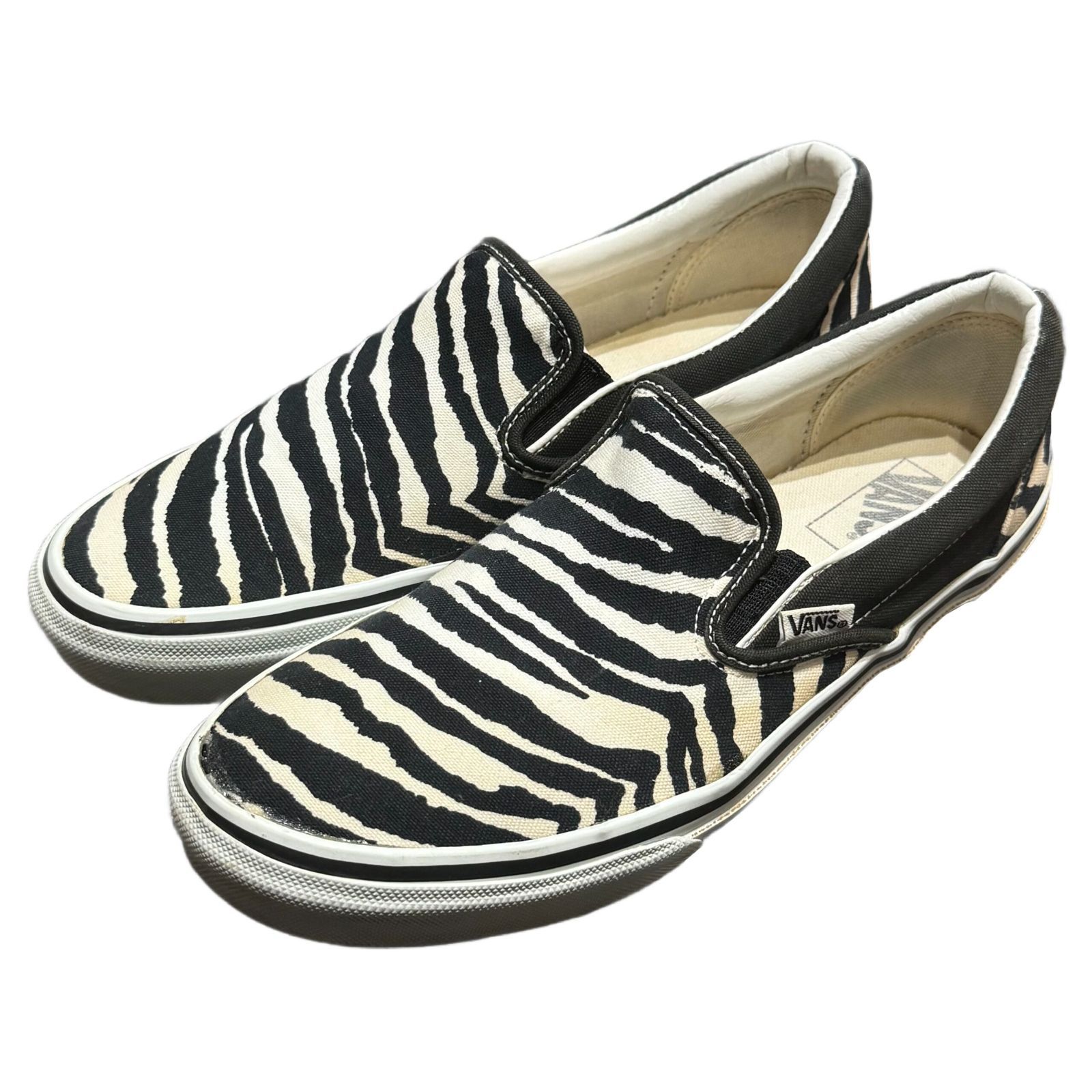 90’s Vans Zebra Print Slip on