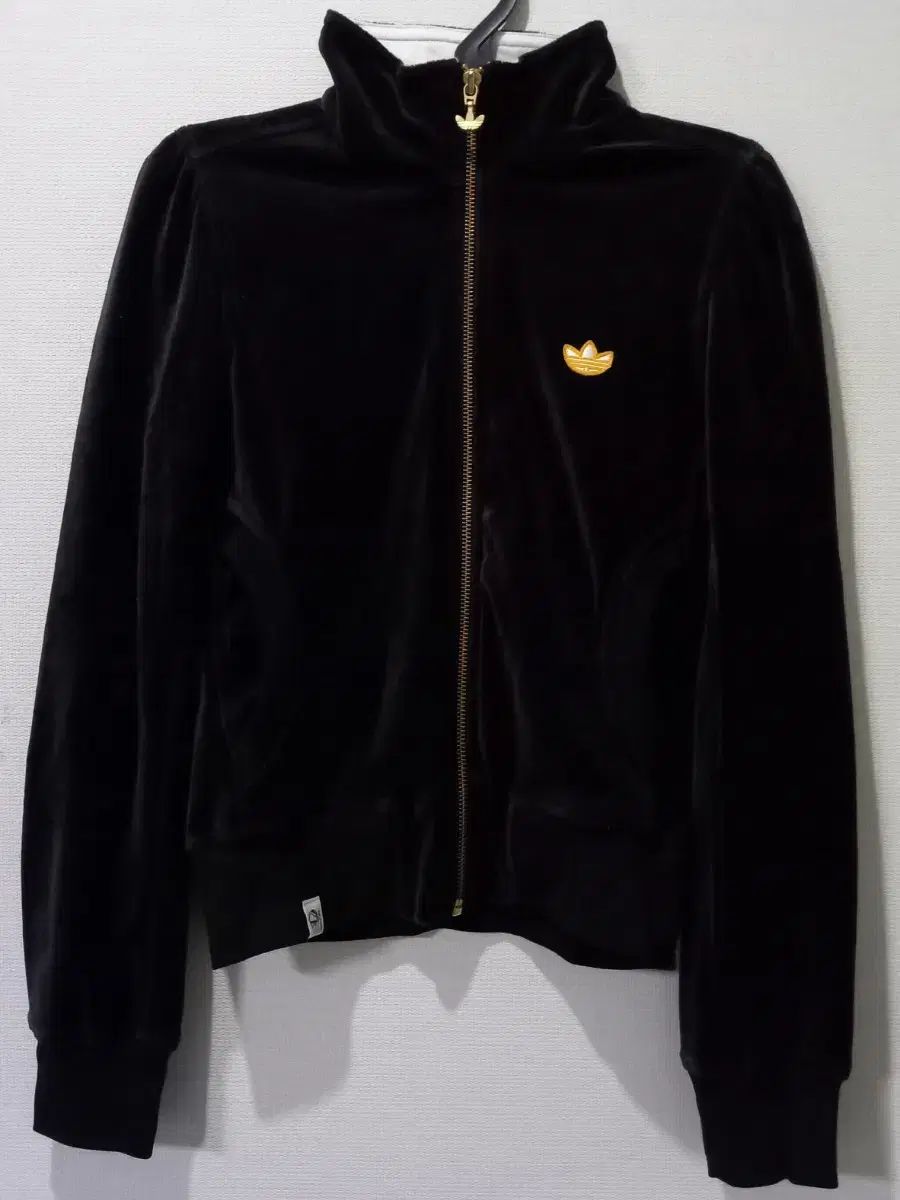 アディダス ツアーベルベット ブラック トラックジャージ ジャージ ジップアップジャージ 85 XS