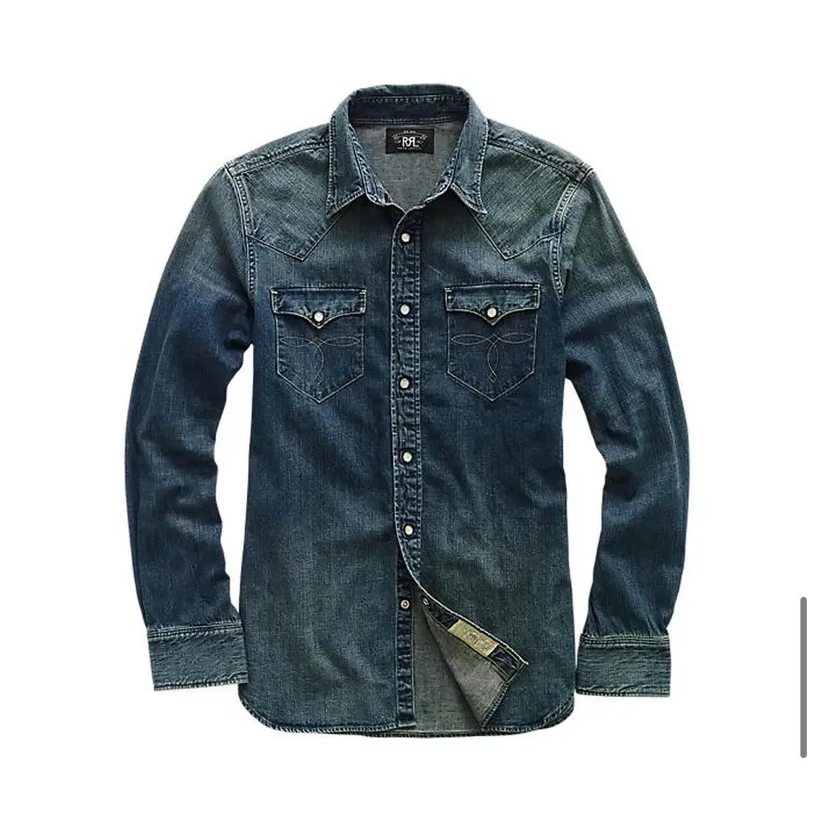 RRL(ダブルアールエル) デニム ウェスタン シャツ - メルカリ