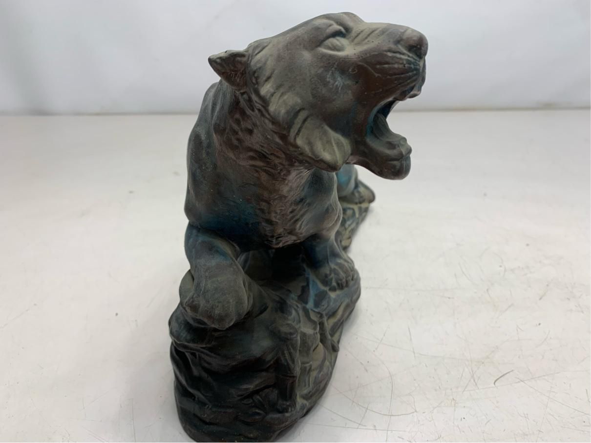 貴重 虎の置物 銅製 トラ オブジェ アンティークインテリア