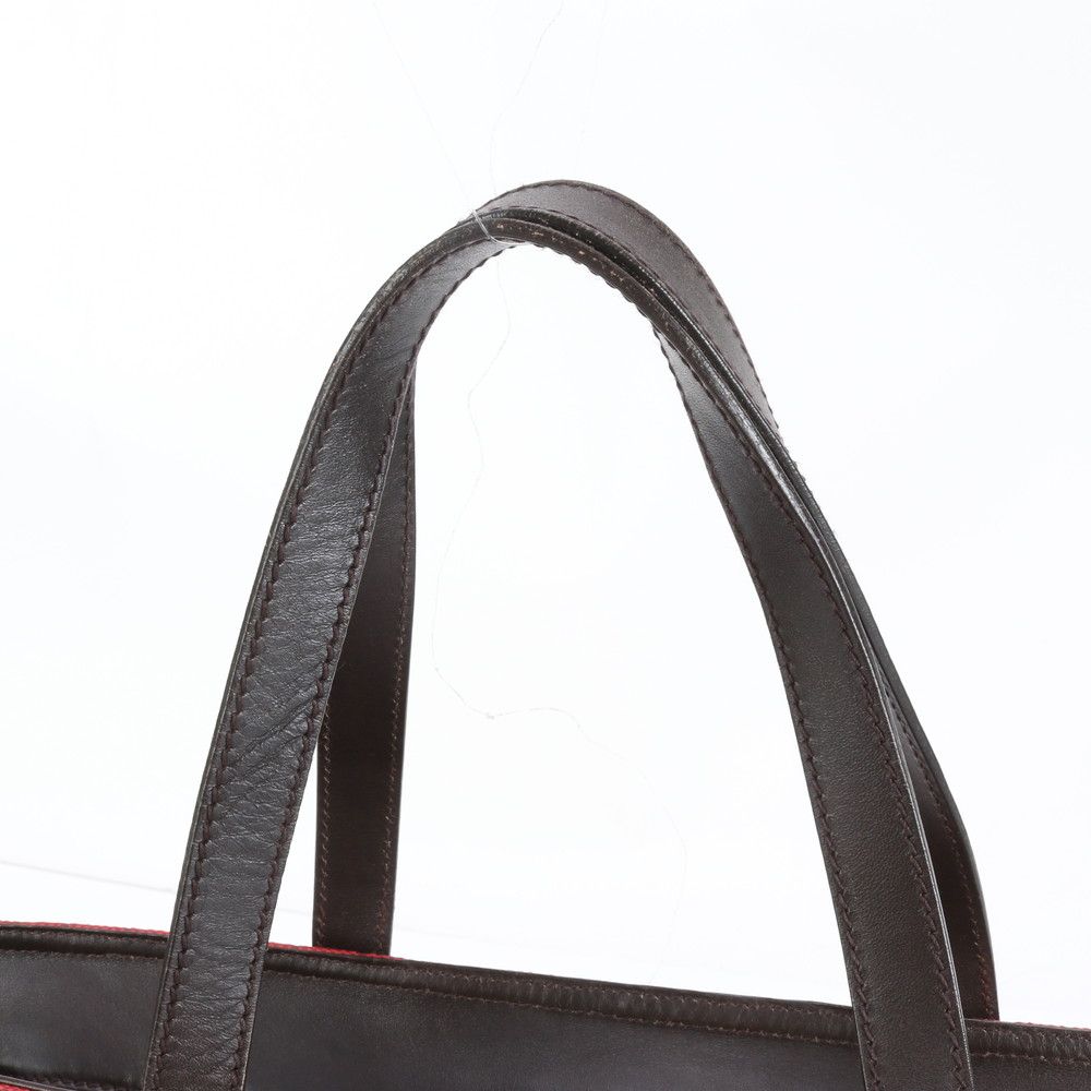 グッチ GGナイロン 308928 レザー トート バッグ ショルダー ビジネス 通勤 書類鞄 本革 A 4 メンズ EUM DD 29-3