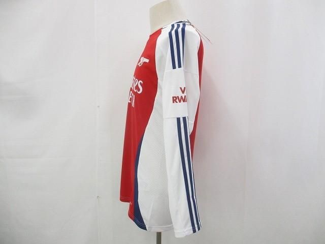 アディダス adidas × アーセナル サッカー ユニフォーム 長袖 IS 8142 XL レッド ホワイト メンズ