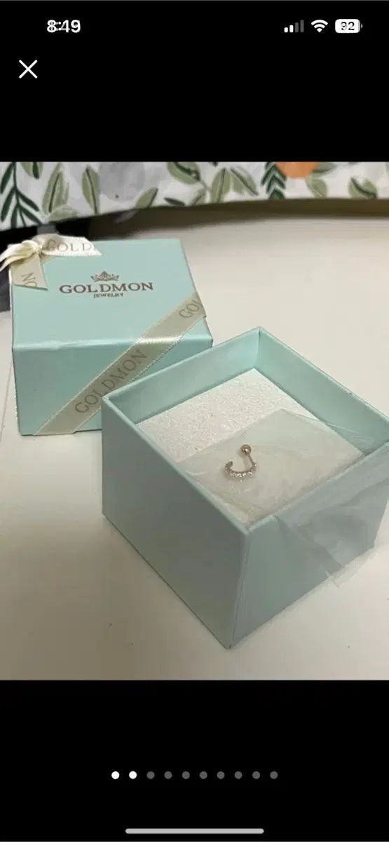 14 k ローズゴールド キュービック オープンリング ハーフリング ピアス シングル 1 犬