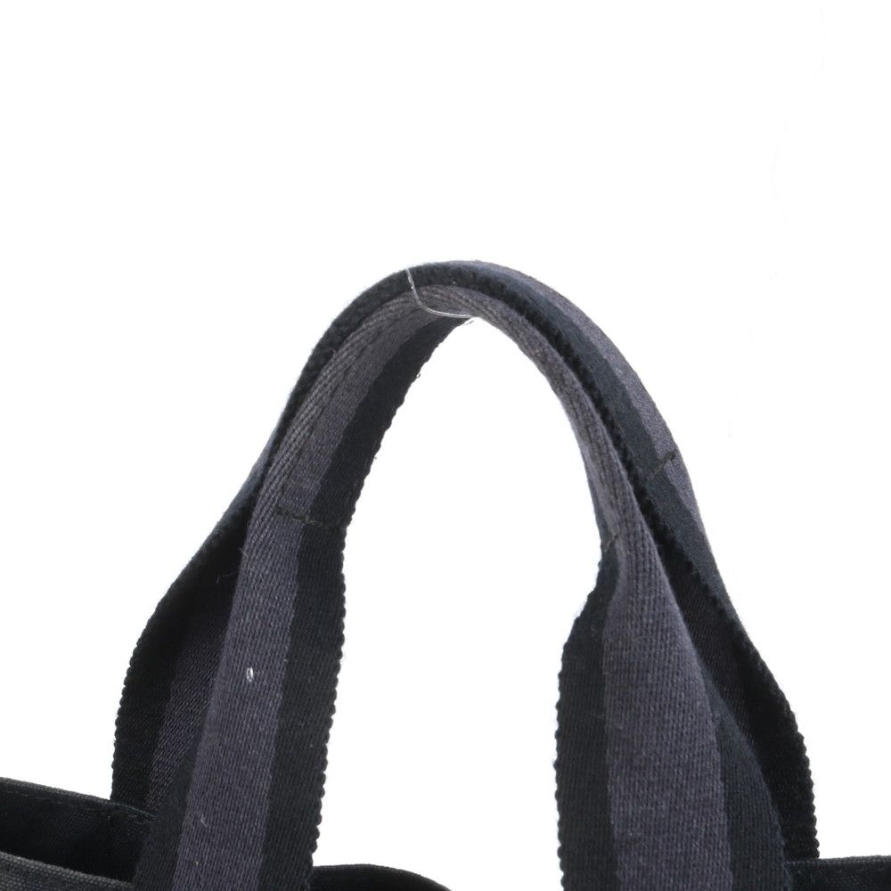 エルメス フールトゥ カバス ハーフレザー キャンバス トート バッグ 通勤 本革 ブラック 黒 A 4 メンズ EUM DD 28-7