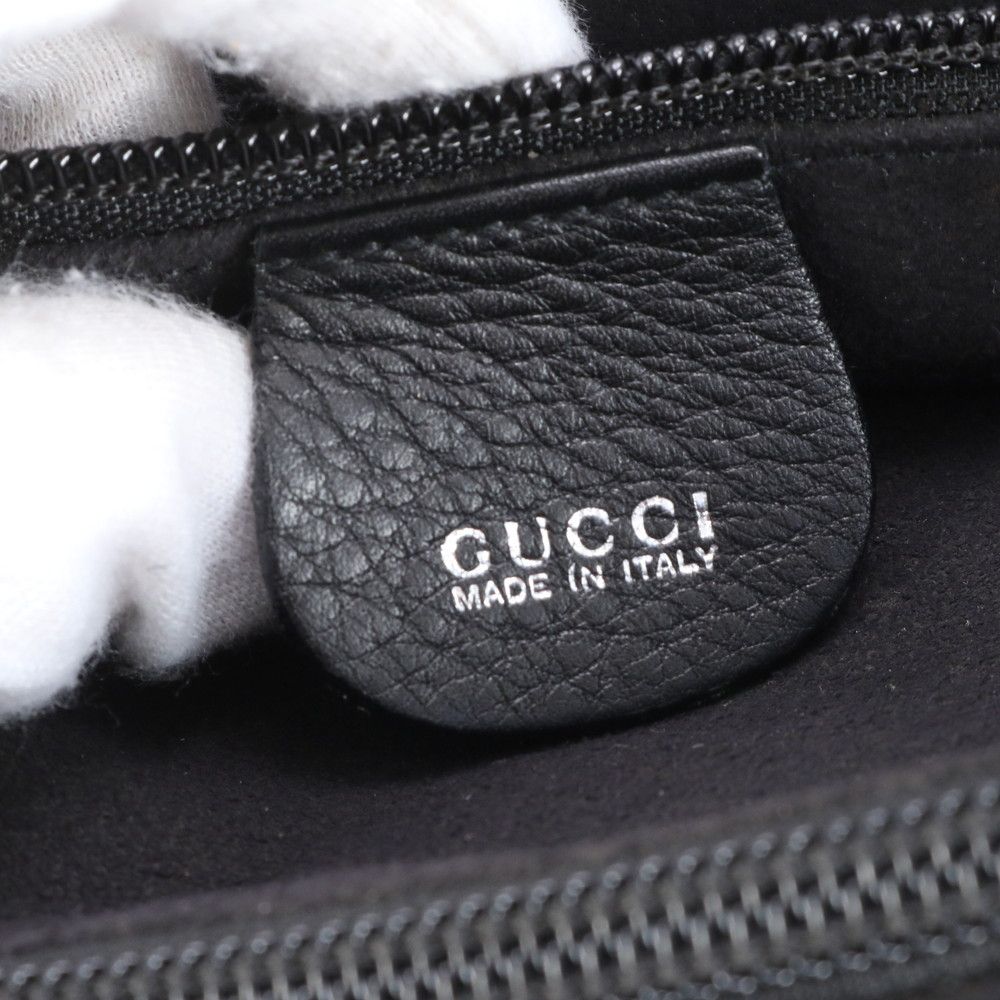 極美品 グッチ レザー 2WAY ビジネス バッグ 斜め掛け 書類鞄 ブリーフ