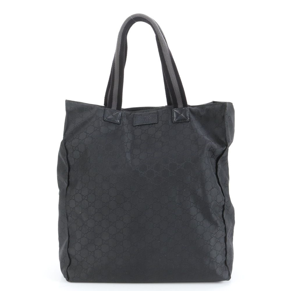 グッチ GGナイロン 449177 レザー トート バッグ ショルダー ビジネス 通勤 本革 ブラック 黒 A 4 メンズ EUM DD 28 10