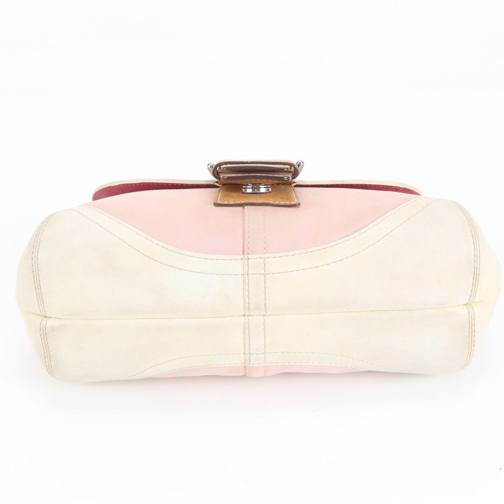 美品 コーチ ソーホー 4432 レザー キャンバス ハンドバッグ 本革