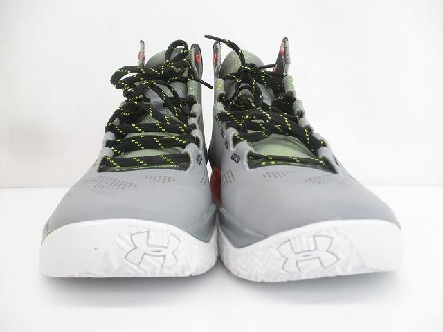  アンダーアーマー UNDER ARMOUR カリー Curry バスケットボールシューズ スニーカー 1259007 035 27 cm グレー オレンジ メンズ その他 メンズ