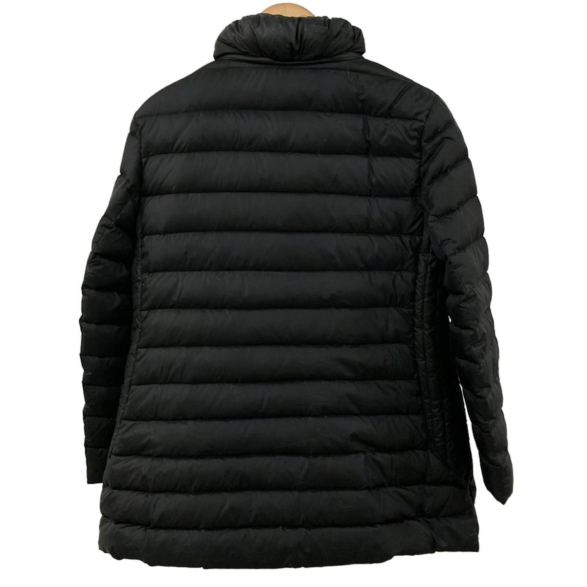 BALMAIN(バルマン) ダウンコート サイズL レディース - 黒 長袖/ジップ