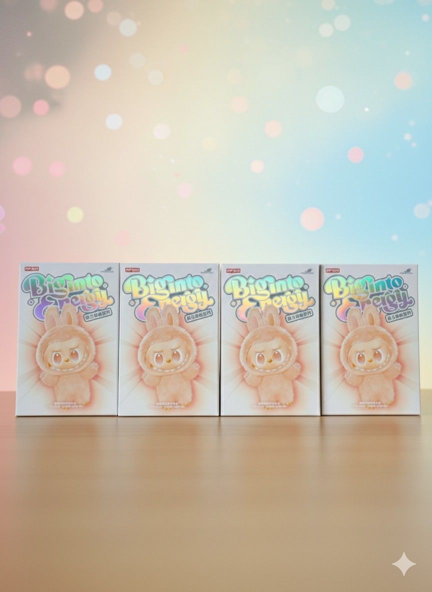 数量 価格 ラブブ LABUBU エナジー Big into Energy 4ピース ポップマート ぬいぐるみ 色かぶりなし シークレット 性あり